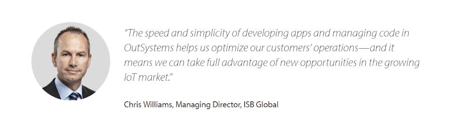 EmidsLowCode's tweet image. “#Development speed is obviously a big part of #lowcode” says Chris. “We can #build things in low-code around 4-5x faster than in .NET. But the even bigger benefit of #OutSystems is how easy it is to manage the #code once the #app ’s up and running.” #fullstack #digital #software