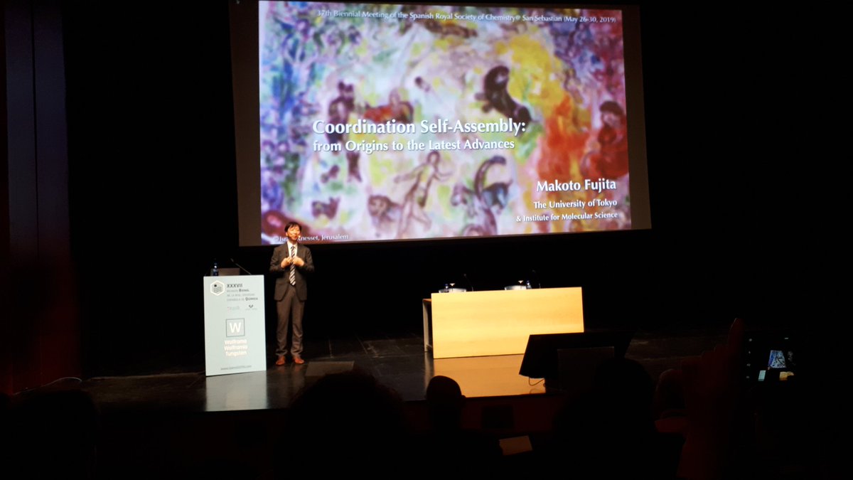 "Sugoi" with Fujita. Amazing plenary  #bienalRSEQ2019 <a href="/RSEQUIMICA/">RSEQ</a>