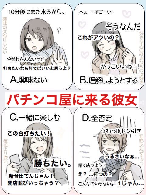 画像あり パチンカスの 理想の彼女 は 四択 ねくすとフェーズ
