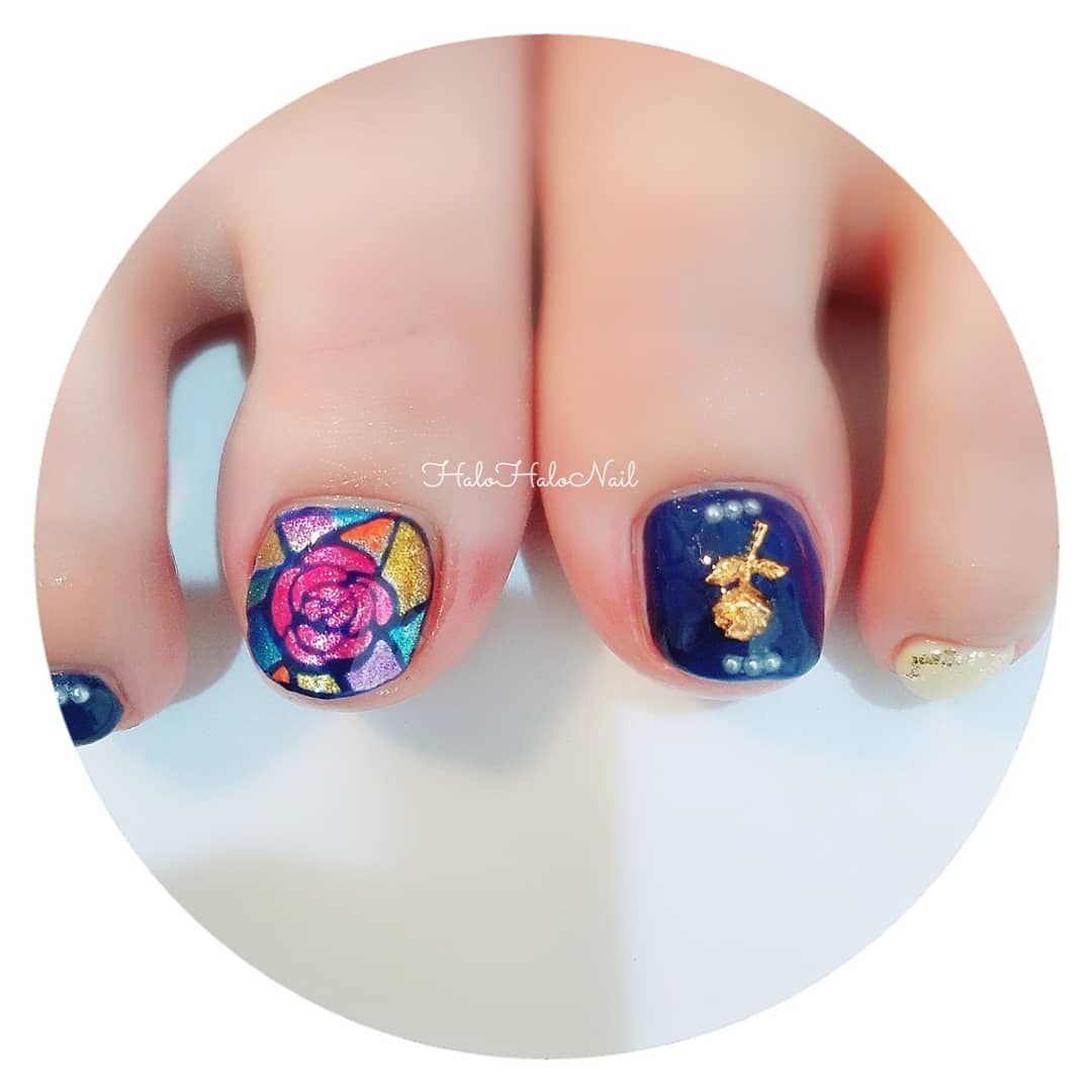 تويتر 大阪なんば 痛ネイル ハロハロネイル ながむら على تويتر 美女と野獣 ステンドグラスネイル いつもご来店ありがとうございます またお待ちしております ᗜ 痛ネイル キャラネイル 美女と野獣 美女と野獣ネイル フットネイル T Co