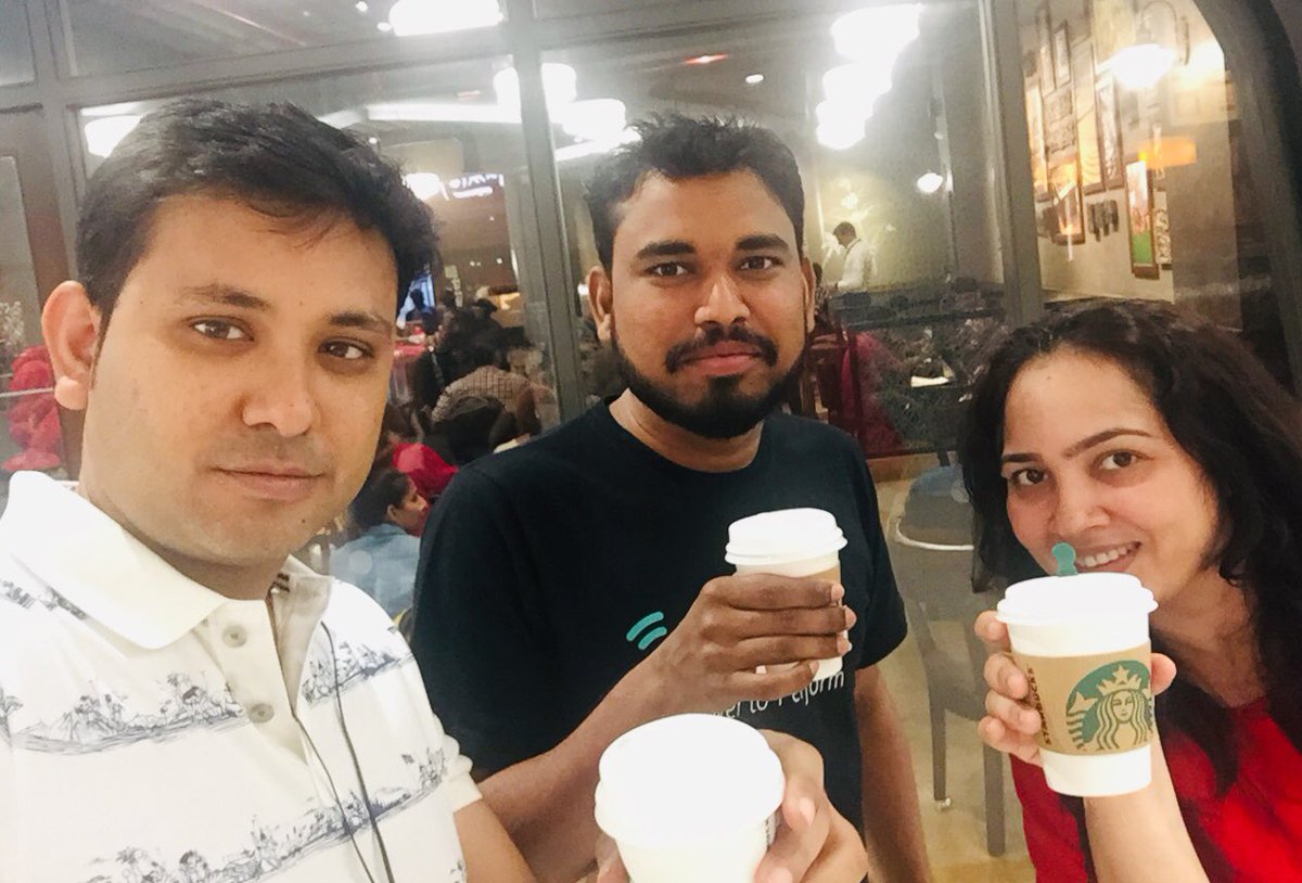 shweta_hr's tweet photo. ⁦Brewing a culture of Learning over coffee with @Arjit_Pandey⁩ #OneEdCast https://t.co/huAPRzZceS