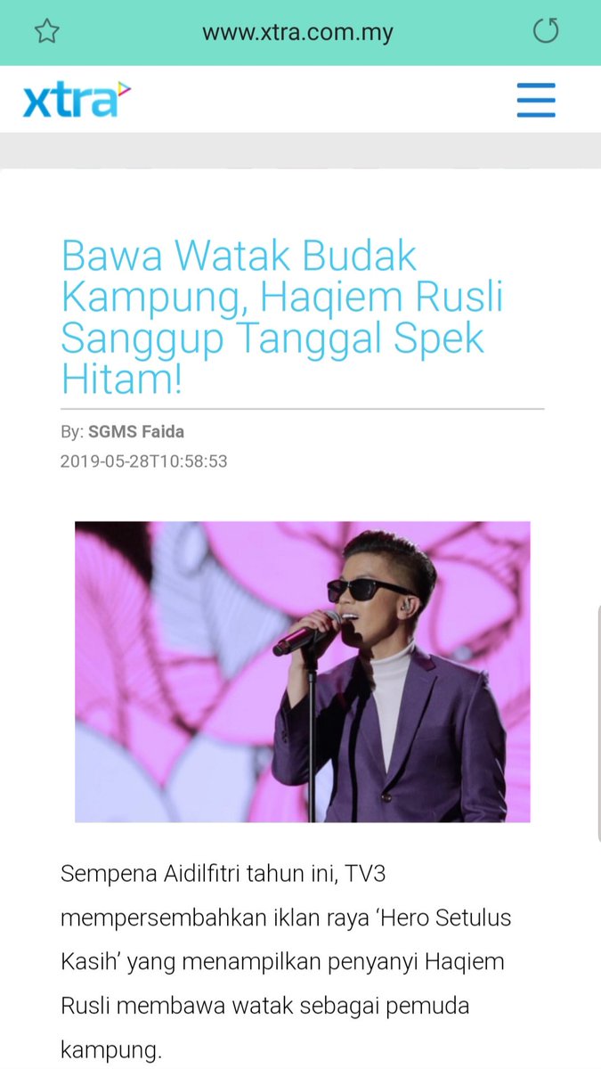 Nurussakinah Darus On Twitter What A Good Write Xtra Haqiemrusli Your Talent Is Undeniable Looking Forward For More Keep Doing You Sumber Https T Co Ywoly6agj0 Haqiemrusli Herosetulusikhlas Tv3malaysia Https T Co Z14hyg8z78 Twitter