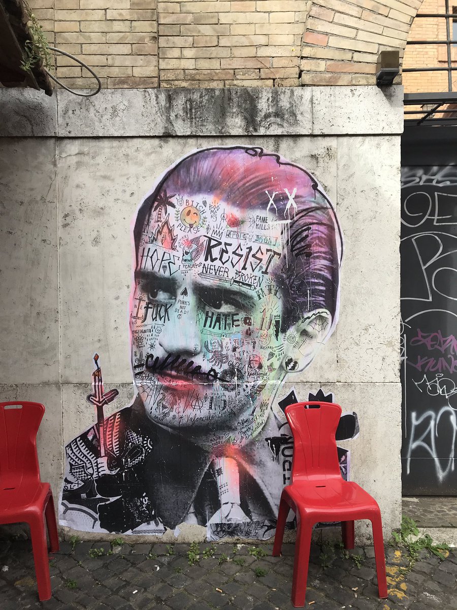 xnz's tweet photo. Some amazing paste ups I saw this morning in Rome. I don’t know the artist (and have searched) if anyone knows please let me know. https://t.co/6F7ahbvuyd