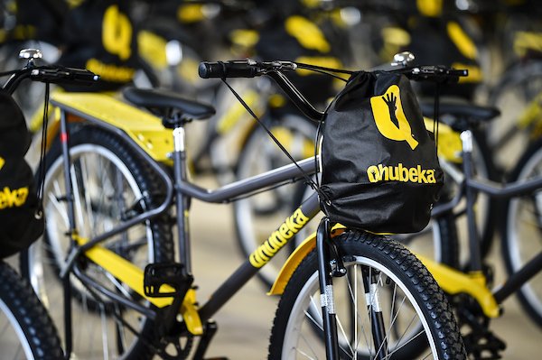 Qhubeka Charity (@qhubeka) on Twitter photo #NewBikeDay for 60 Community Safety Patrollers in Khayelitsha thanks to <a href="/Nederburg/">Nederburg Wines</a>.
Bicycles assist with more visible and effective security patrols, boosting safety for everyone including the <a href="/Qhubeka/">Qhubeka Charity</a> beneficiaries in the scholar mobility, sports and tourism programmes. #NewBikeDay for 60 Community Safety Patrollers in Khayelitsha thanks to <a href="/Nederburg/">Nederburg Wines</a>.
Bicycles assist with more visible and effective security patrols, boosting safety for everyone including the <a href="/Qhubeka/">Qhubeka Charity</a> beneficiaries in the scholar mobility, sports and tourism programmes.