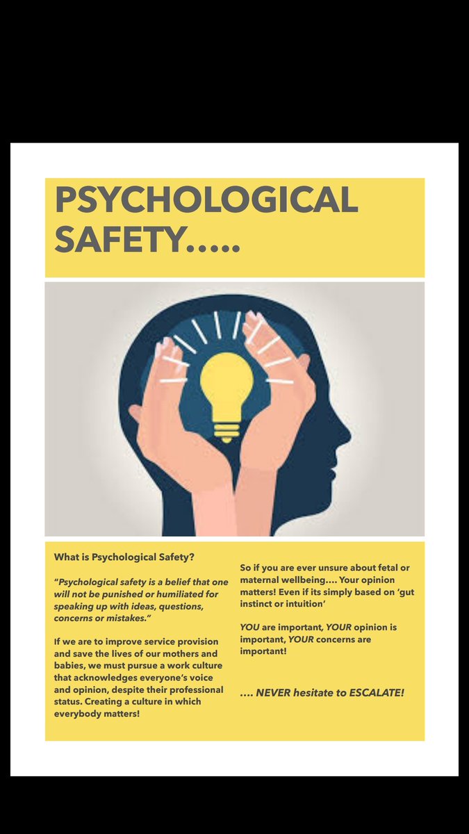 More amazing work from <a href="/BeckiCrook4/">Becki Crook</a> for team #uhlmaternity #psychologicalsaftey <a href="/janine_lucking/">Janine Lucking</a> <a href="/BoydBoysta/">Gemma Boyd</a> @kerry81williams <a href="/MatNeoQI/">MatNeoQI</a> <a href="/PaulaShore81/">Paula Shore</a>