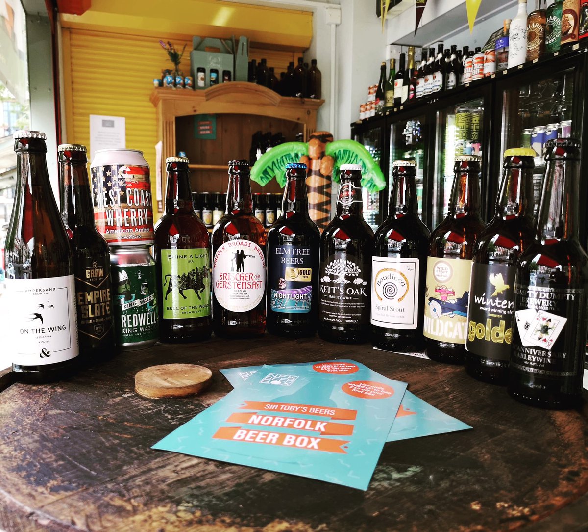 This month’s #NorfolkBeerBox is a @CityOfAle SPECIAL EDITION with 12 different beers from 12 different breweries. <a href="/AmpersandBrewCo/">Ampersand Brew Co</a> <a href="/grainbrewery/">Grain Brewery</a> <a href="/WoodfordesBeer/">Woodforde's Brewery</a> @redwellbrewing <a href="/ElmtreeBeers/">Elmtree Beers</a> <a href="/Pantherbrewery/">Panther Brewery</a> <a href="/wildcraftbrews/">Wildcraft Mike</a> <a href="/hdbrewery/">Humpty Dumpty</a> <a href="/BoudiccaBrewing/">Boudicca Brewing Co</a> <a href="/wintersbrewery/">MrWinter's</a> + more.