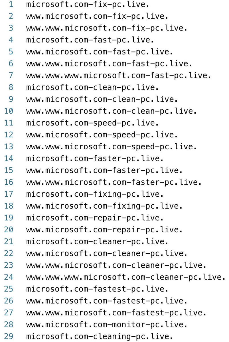 cyber__sloth's tweet photo. A huge amount of #phishing and #fakeav domains are hosted on the IP 94[.]237.87.169. It's been active for more than 2 months now! It has domains spoofing apple, Microsoft etc @illegalFawn @JayTHL @nullcookies https://t.co/AFCnyNQkbo