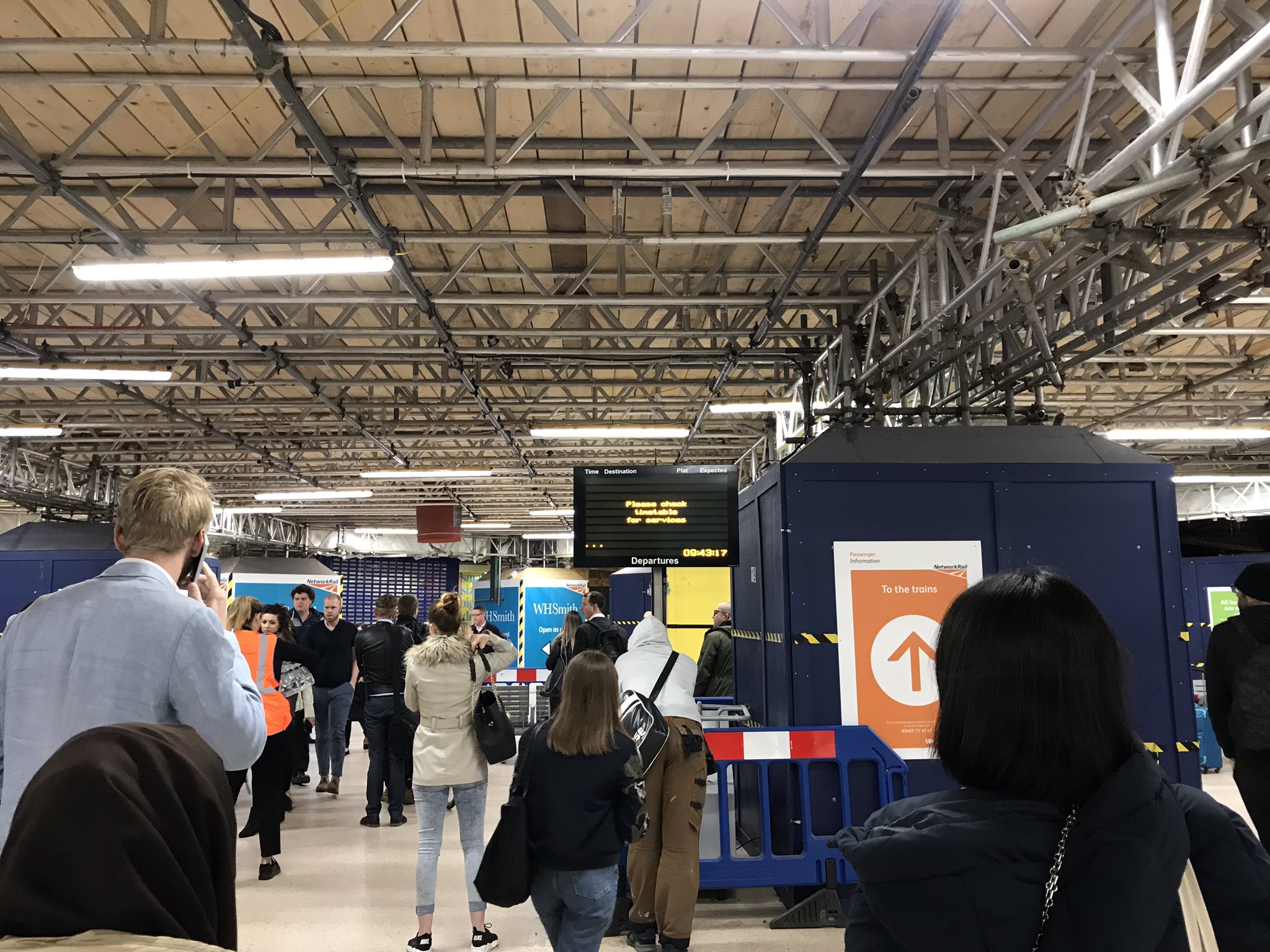 Major disruptions expected at Leeds station through the afternoon / Twitter 