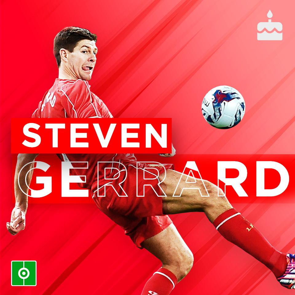 Happy Birthday to the Liverpool legend, Steven Gerrard !     