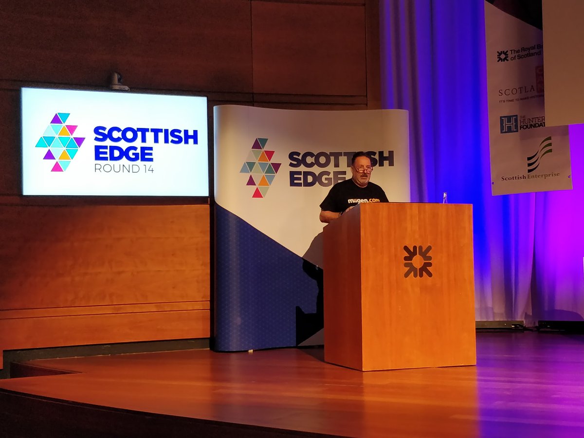 What a stellar pitch, well done Craig <a href="/MiigenUK/">Miigen</a>! Loved hearing about your progress to date as well as exciting plans ahead. #EDGE14