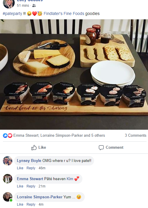 Oh how we love a Pate Party #customerphoto #delicious