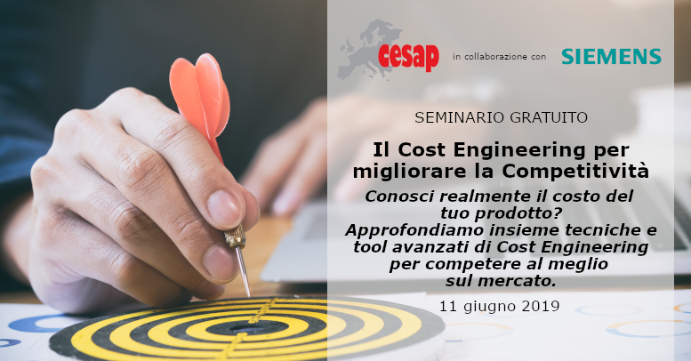 Cesapformazione's tweet photo. 🎯 L’11 giugno vi invitiamo al seminario gratuito “Il #CostEngineering per migliorare la competitività”, organizzato in collaborazione con @SiemensPLM_IT.
👉 Segnaliamo inoltre la demo dell'impianto di #AdditiveManufacturing fornito da ARBURG.
Iscrizione: https://t.co/T34w7B5yrD https://t.co/OCq2C2fIf9