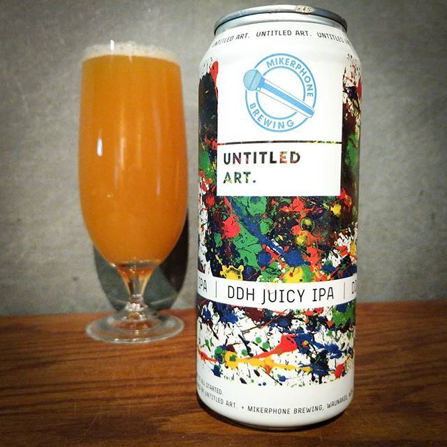 @untitledartbrewing / @mikerphonebrewing DDH Juicy IPA v4 – this is nice juice, smooth, hoppy and tropical with red berry notes... bit.ly/2JPt6l4