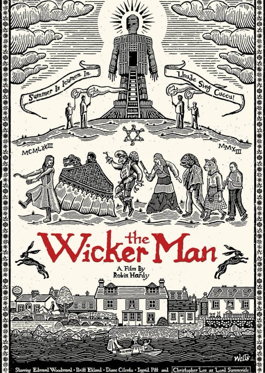 stuartwheeldon's tweet photo. #horror inspiration The Wicker Man cult classic film https://t.co/HmDAxL9EHH