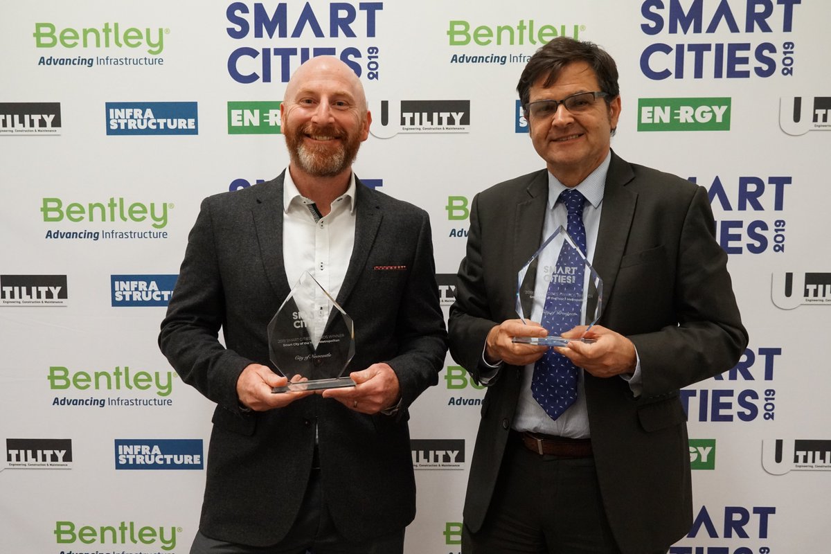 inframagoz's tweet photo. Congratulations to @CityNewcastle and City of Prospect joint winners of the Smart City of the Year - Metropolitan Award #smartcities2019 #smartcities19 https://t.co/VQCtnjaTyZ
