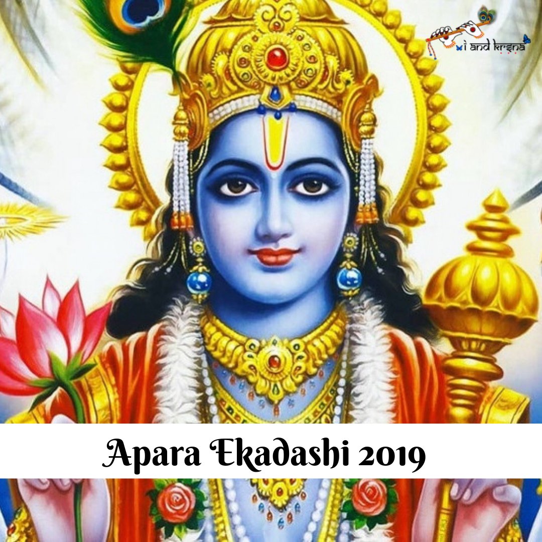 iandkrsna's tweet photo. Apara Ekadashi on Thursday, May 30, 2019

On 31st May, Parana Time - 05:46 AM to 08:25 AM

On Parana Day Dwadashi End Moment - 05:17 PM

Ekadashi Tithi Begins - 03:21 PM on May 29, 2019
Ekadashi Tithi Ends - 04:38 PM on May 30, 2019
#Teamiandkrsna
#AparaEkadashi2019 https://t.co/9PSr8ojLKy