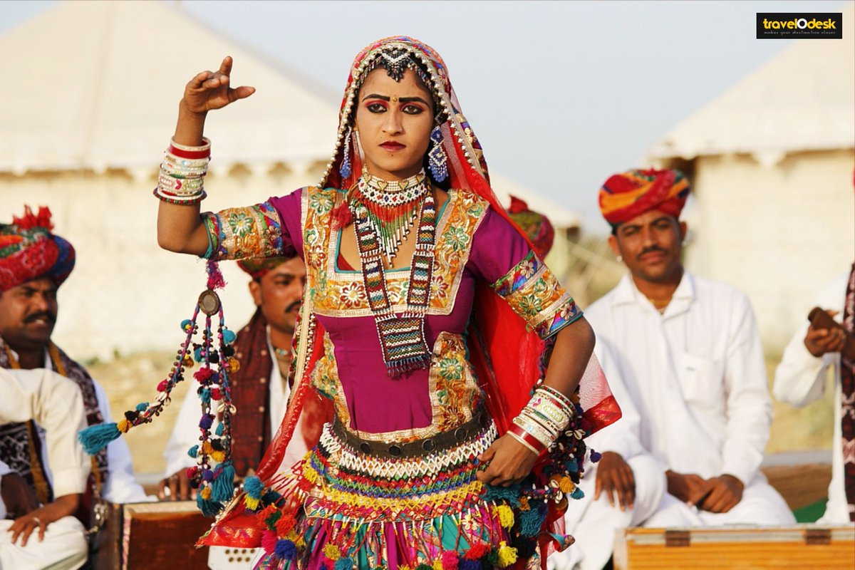 TravelODesk on Twitter: "One of the Folk Dances of #Rajasthan, #Kalbeliya  dance (AKA snake charmer dance) is on #UNESCO's list of intangible cultural  heritage of humanity since the year 2010. The dance