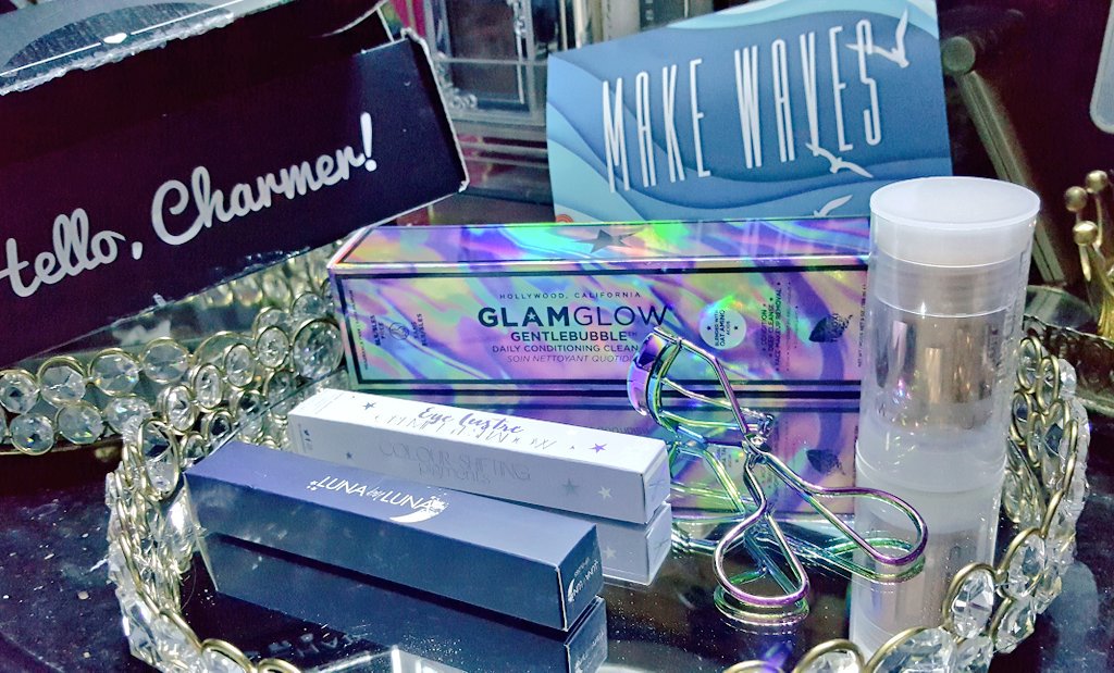 Luv_Nana_life's tweet photo. May's #makewaves #boxymail #boxywaves variation #17๐ค has arrived...!!! ๐๐๐๐ฅ
@glamglow #gentlebubblecleanser
@milkmakeup #blurstick
@ciatelondon #eyelustercremeeyeshadow #ice
@purcosmetics #proeyelashcurler
@ShopLunaByLuna #lipgloss #venus #makeup https://t.co/zFyvrA2t4h