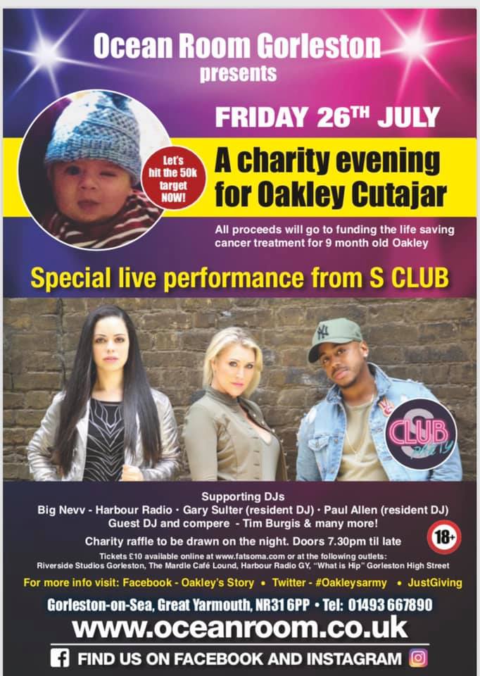 Oakleys_Army (@oakleys_army) on Twitter photo Can't wait to see you <a href="/BradleyMcIntosh/">Bradley Mcintosh</a>, <a href="/joomeara/">Jo O’Meara</a>, <a href="/realtinab1/">Tina Barrett</a> at the Ocean Rooms, Gorleston.
Please Donate and Share xx
tinyurl.com/y5gfrcr3 Can't wait to see you <a href="/BradleyMcIntosh/">Bradley Mcintosh</a>, <a href="/joomeara/">Jo O’Meara</a>, <a href="/realtinab1/">Tina Barrett</a> at the Ocean Rooms, Gorleston.
Please Donate and Share xx
tinyurl.com/y5gfrcr3