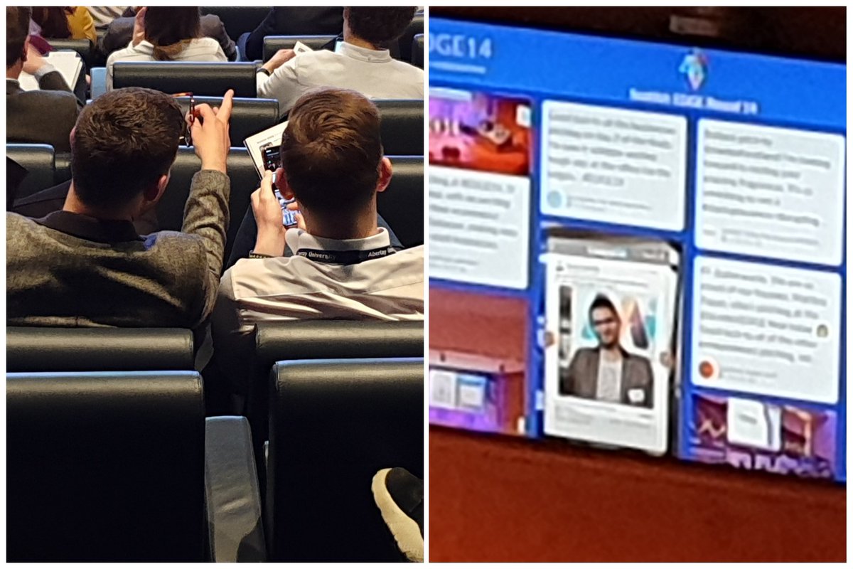 Here, I'm gonae get masel on that big screen, watch this...
#EDGE14