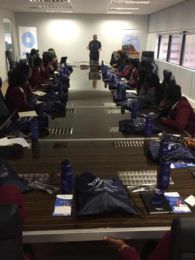 TourismTrainCT's tweet photo. #MoreThanADay #TAGCTWD #TakeaGirlChildToWorkDay #GirlChild2019 #CellCgirl #CellCSA with @Rail_Safety and @CapeTownTrains https://t.co/1UMcceGe1A