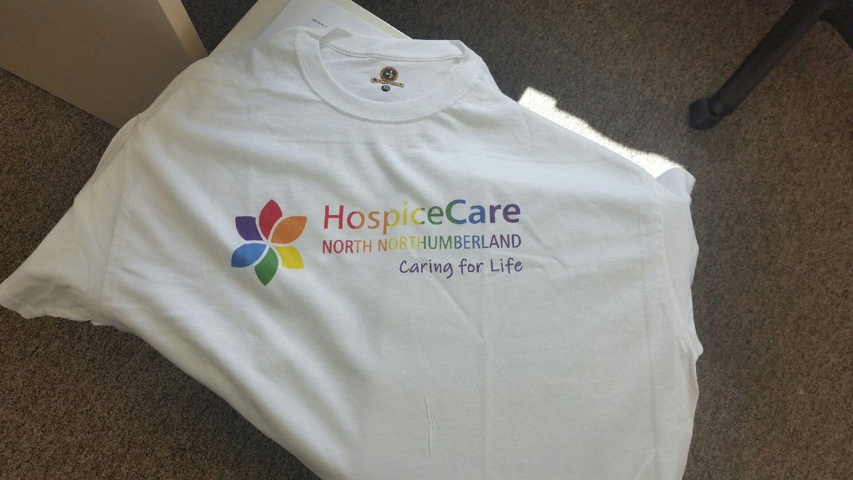pauljonesking's tweet photo. Delighted with T-shirt’s which have been donated by #fantasyprint of #Berwick for our team to wear at @NlandPride this Saturday 1st June.  We will be in the @NorthumbriaNHS Health &amp; Wellbeing Zone on stand 11 from 11-7pm #hospicepride #hospicecare #hospiceathome #pride #alnwick https://t.co/mEG1SbJ38U