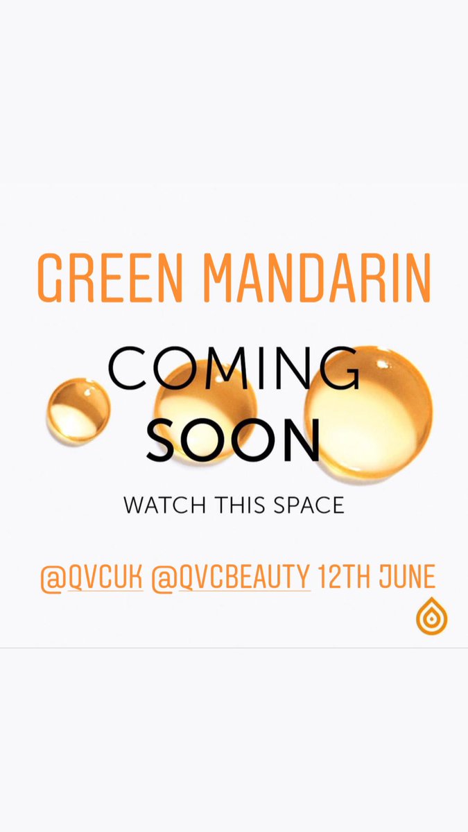 FionaSkinExpert's tweet photo. Happy Thursday all, so many of you are asking when does @DecleorUK Green Mandarin come to @qvcuk long much longer to wait 12th June #greenmandarin #antioxidants #glow #vitamins #skinhealth #healthyskin https://t.co/0iwjdCXifK