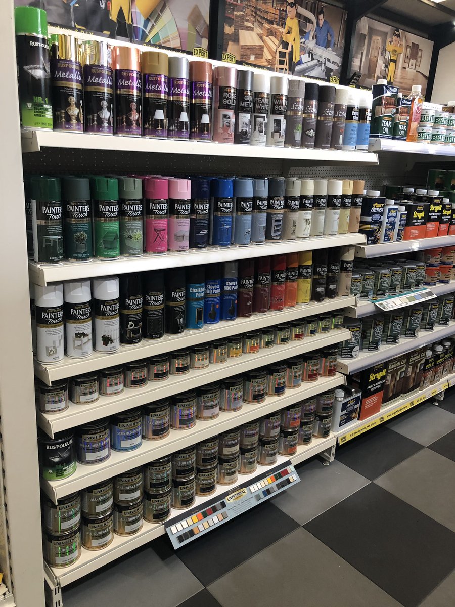 todonoghue83's tweet photo. Now available in Declan Byrne & Sons Expert Carlow. Fully stocked of Painters Touch and Universal All Surface Paint, just in time for the Bank Holiday Weekend . #makeityours #rustoleum #dycon @DyconLtd @MakeItRustoleum @RustOleumEU @RustOleum_Ire https://t.co/H7y7vWGYZl
