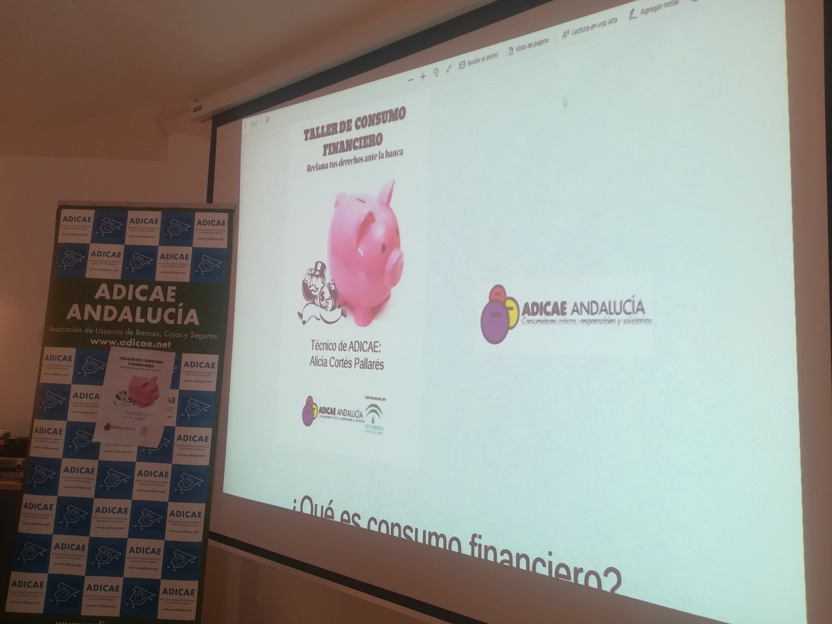 Empezamos en <a href="/LanzaJaen/">Lanzadera de empleo Jaén 2019</a> el #taller de #consumofinanciero para conocer como #comparar préstamos, para pedir el que más nos interese.. A la expectativa..