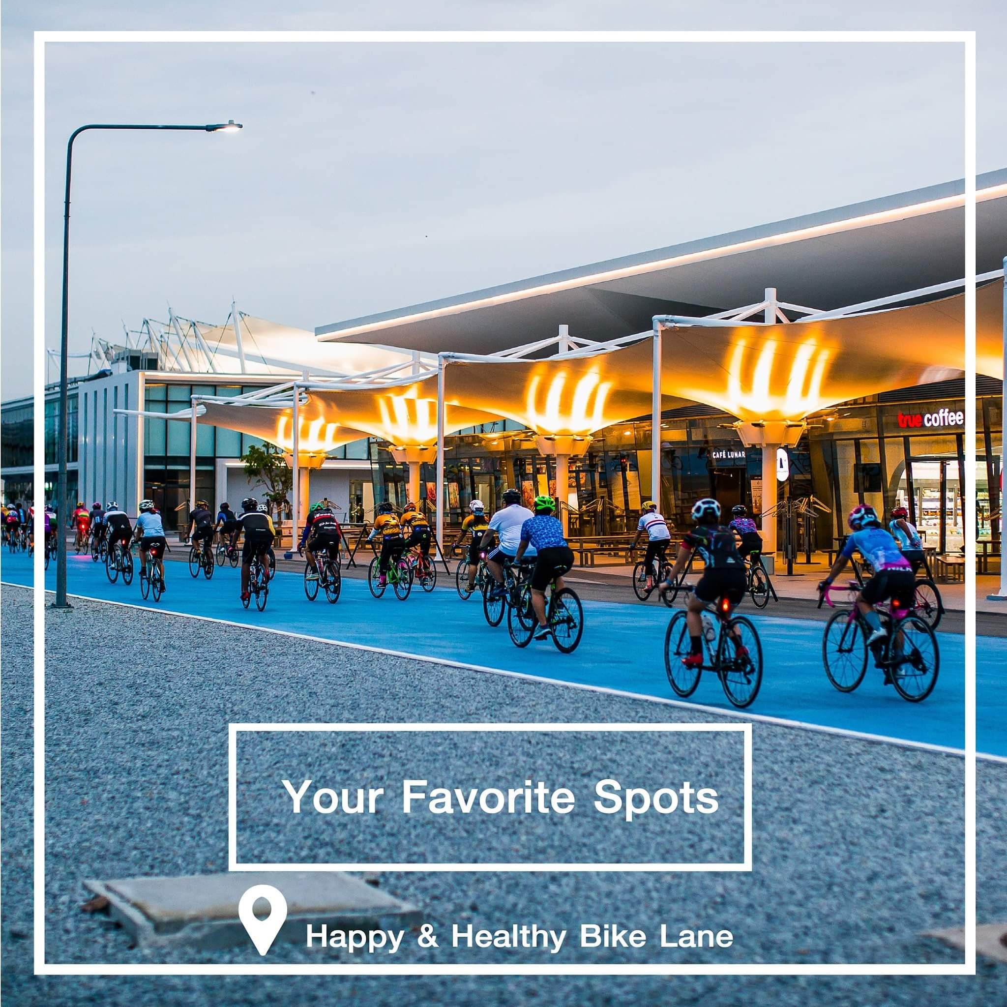 Happy healthy bike lane sale