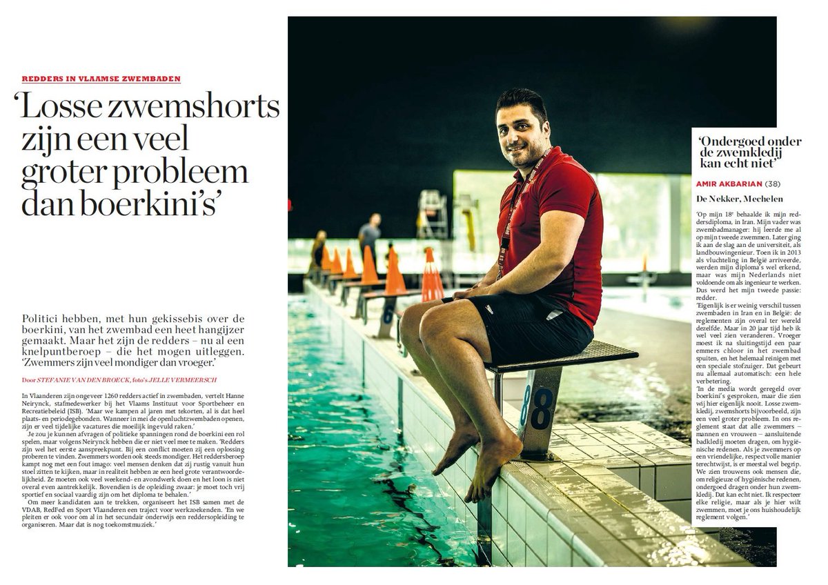 DavidNassen's tweet image. Met @ISBvzw duiding gegeven over beroep van #redder in #zwembaden in Vlaanderen vanuit project met @vdab_be, RedFed en @VTS_tweets . Mooie  verhalen van 3 redders nu te lezen in @Knack. #leesvoorbijdetitel