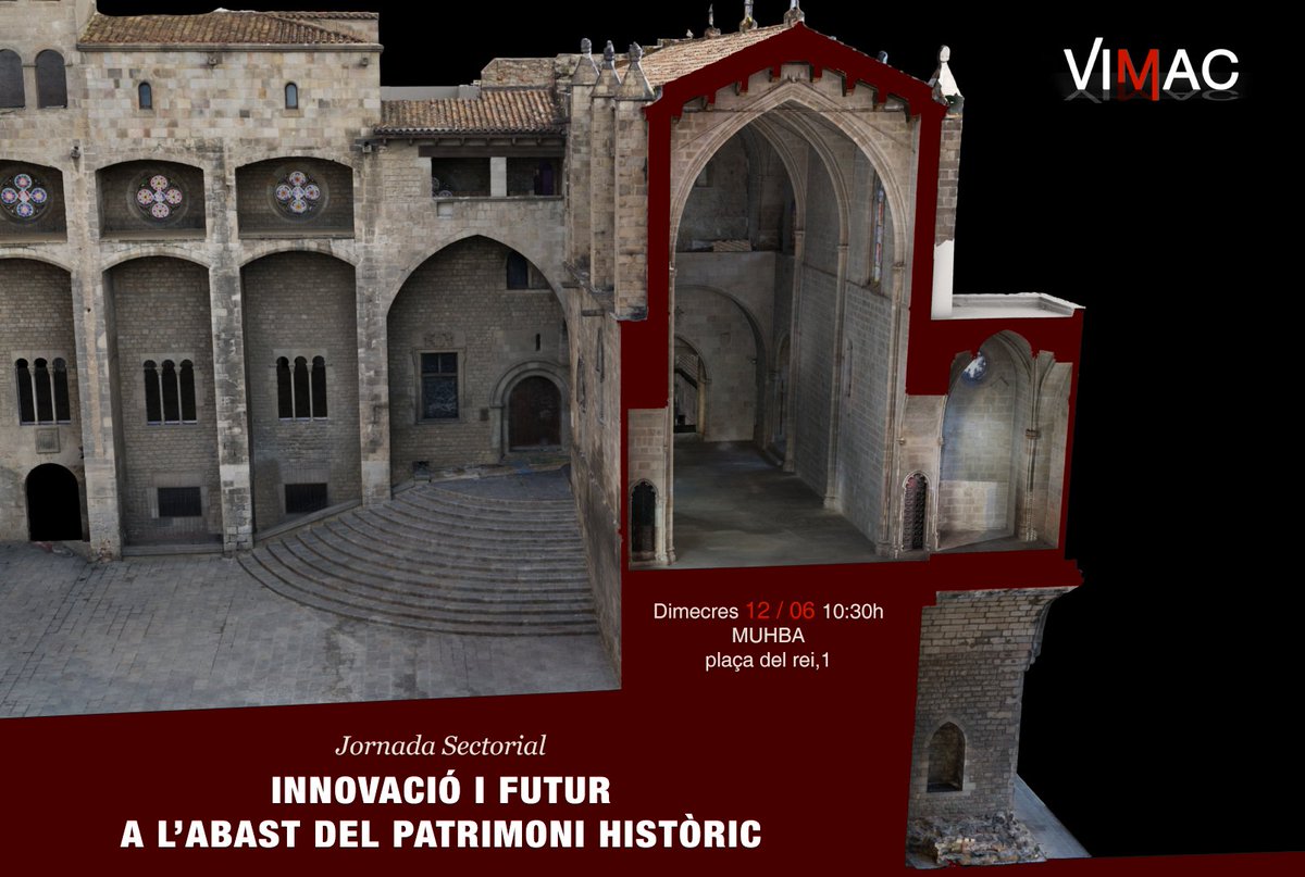 VIMAClab's tweet photo. ULTIMES 50 PLACES!!! 😱😱😱🏃🏼‍♀️🏃🏻‍♂️
Dimecres12/06: Jornada sectorial ‘Innovació i futur a l’abast del patrimoni històric’⠀
Per apuntar-se: https://t.co/9ZzV9ihXCI⠀
#patrimoni #heritage #VR #museu #MUHBA #Barcelona #arquitectura #tls #pointcloud #3dmodel #mesh #rehabilitació #survey https://t.co/alERYmJ5ES