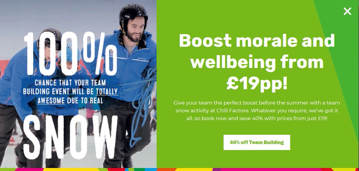EventsChill's tweet photo. Why not boost your team morale with a snow activity from £19pp. Get in touch today for more information - 0161-749-2208 / groups@chillfactore.com #snow #fun #teambuildingactivities #Manchester https://t.co/dTnswawsLi