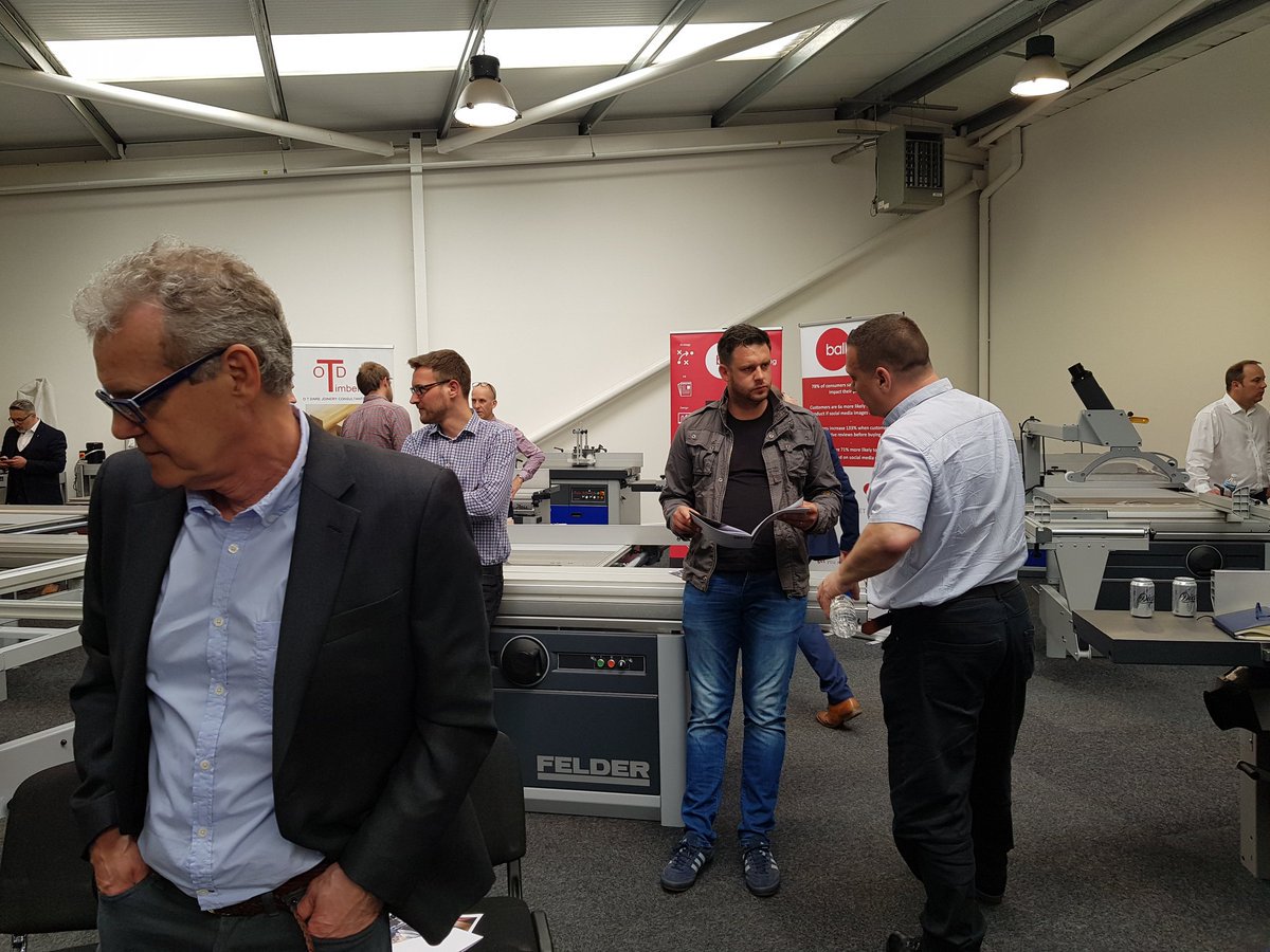 balls2marketing's tweet photo. We're at The @JoineryNetwork's customer event at @FelderUK today. Looking forward to an interesting day with our fellow founding partners and members of the timber industry. #PAS24Timber #CertifiedProducts #LiveDemonstrations #ExpertWorkshops #TimberWindows #TimberDoors https://t.co/YrAtcwGQ7p