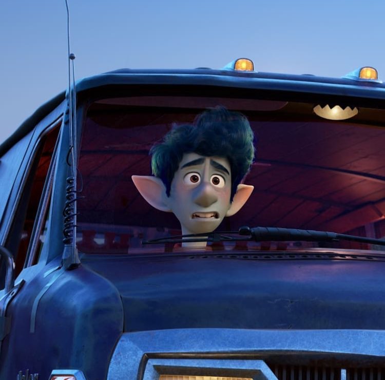 TH_ARG96's tweet photo. Imágenes de la nueva película animada de pixar, “Onward”. En donde aparece el personaje en el que Tom prestará su voz https://t.co/fum42oHwTp