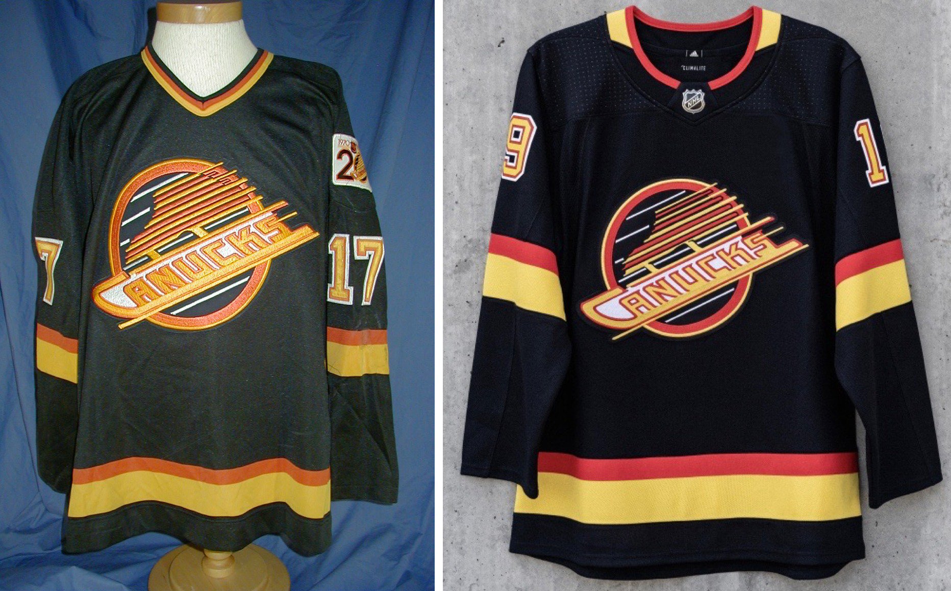 Canucks looked at dusting off the 90s flying skate jersey for Pat