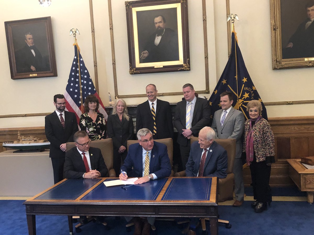 rbehning's tweet photo. This week, the governor signed several of my bills into law that will elevate the teaching profession, drive more dollars to the classroom, expand pre-K statewide, and improve virtual schools. https://t.co/LJCoZn665u
