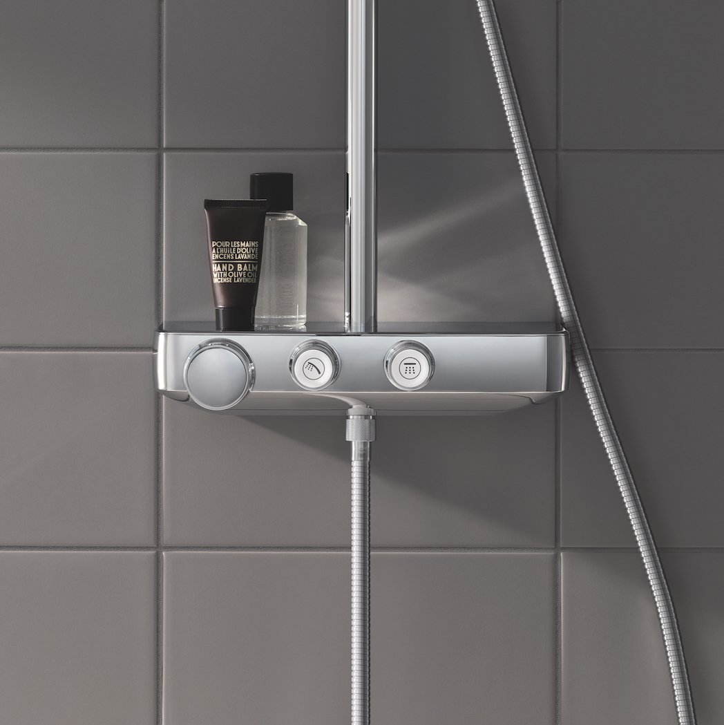 Your ultimate shower. From convenient functionality to the sleek design, the Euphoria SmartControl has it all. bit.ly/2Q7sEie