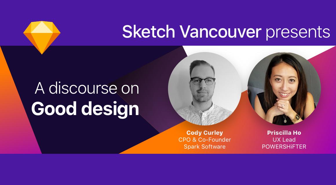 Woot woot. Our first design discourse event. Today we are inviting two designers from the city to talk about their interpretation of good design in the context of building great digital #UX

A big thank you to <a href="/sketch/">Sketch</a> <a href="/unbounce/">unbounce</a> Cody and <a href="/phohop/">Priscilla Ho</a> 🙌🏻 🎉 💯

meetup.com/Sketch-Vancouv…