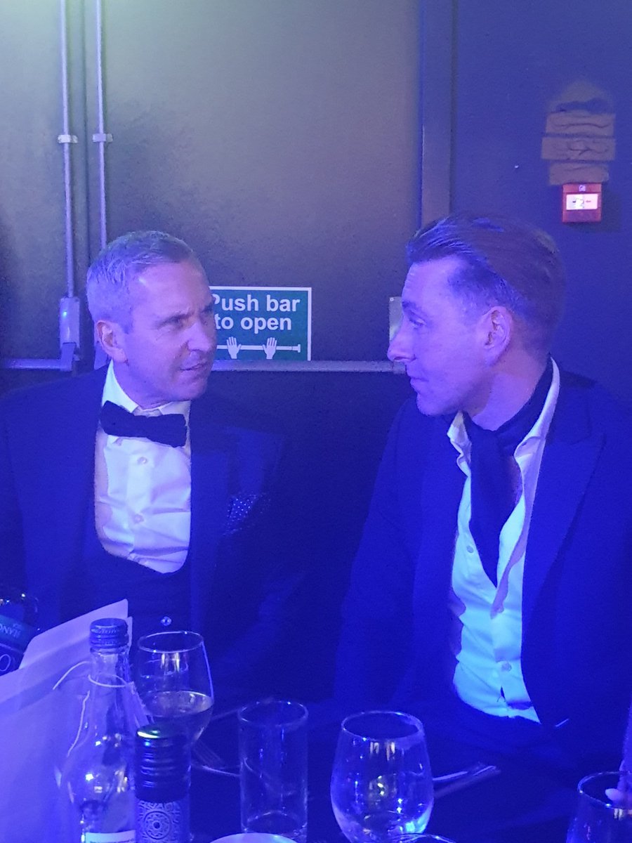 VenusMCR's tweet photo. Very important business to discuss at the moment Philip @gmchamber #GMCCDinner2019, we're having a fantastic night! Thanks 👍 😊😊 very  inspiring 👌👍 https://t.co/7k2QEp1FfS