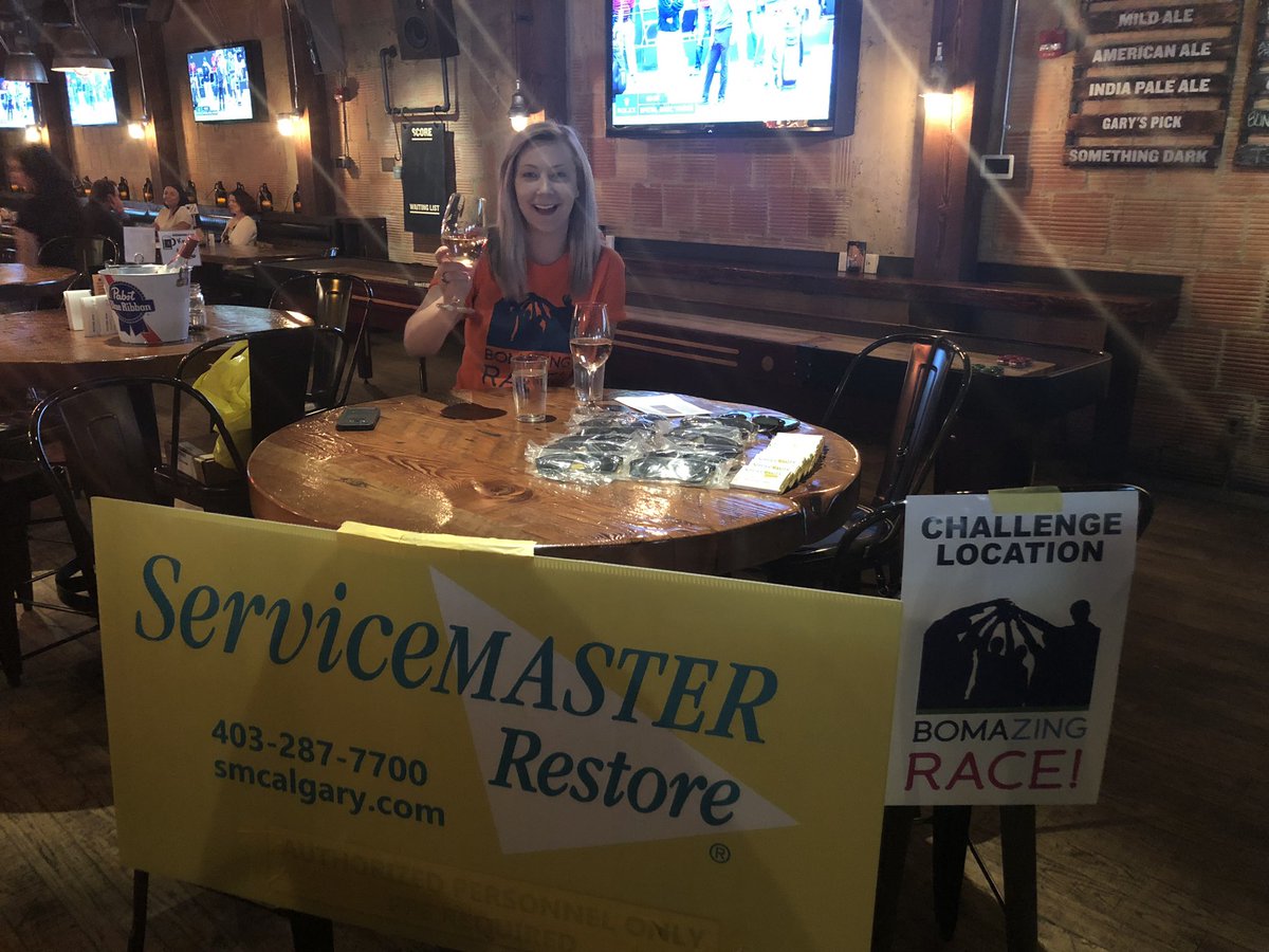 SMCalgary's tweet photo. BOMAzing Race underway today!! Good luck to all the teams! Who wants extra points? Jill and Sophie are waiting for you! #BomazingRace2019 #SMChallenge https://t.co/EfQxdXo5hB