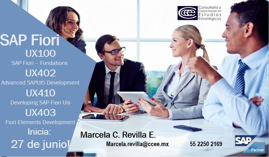 SAPcademymx's tweet photo. Aprovecha y únete a nuestro track de cursos confirmados de SAP Fiori.
Mas información  via DM o a los datos de contacto.
#SAPFiori #SAPTraining #CCEE #Consulting https://t.co/3IQea3x9vH