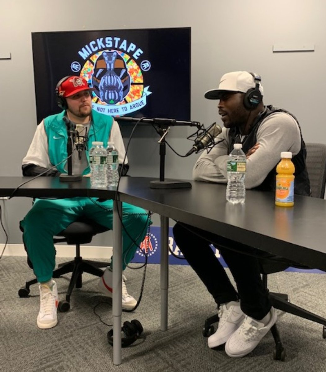 MichaelVick's tweet photo. Talking this weekend's upcoming @FlagFootball Championships with @ColeyMick @MickstapeShow on @barstoolsports. #SecuretheFlag https://t.co/ajJMjE1WQz