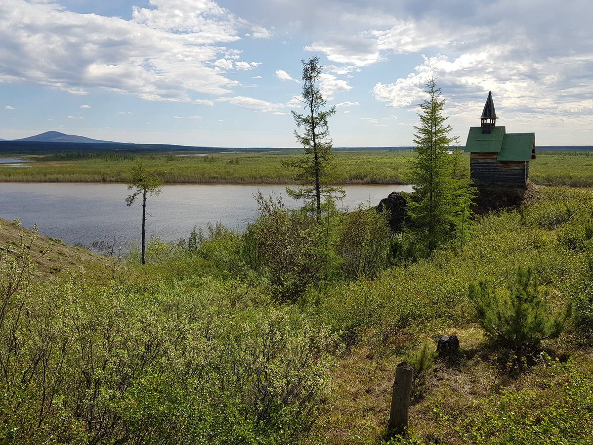 First night in the North East Science Station on Kolyma river in Yakutia, far east Siberia. Beautiful landscape around us and a very nice atmosphere in this family-run science facility...