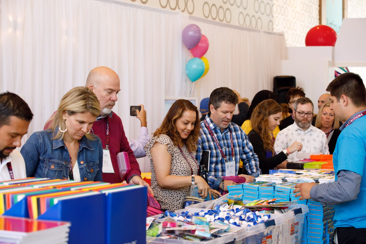 thegemaorg's tweet photo. Thanks to @2CMediaTV and all that participated in this year's @CCawesomefound at #PromaxConference! We packed 2,500 backpacks, raised $2,000 in donations from the raffle, and $3,200 from the silent auction! We could not have achieved this without your help. Thank you! https://t.co/tYAPXqkZEJ