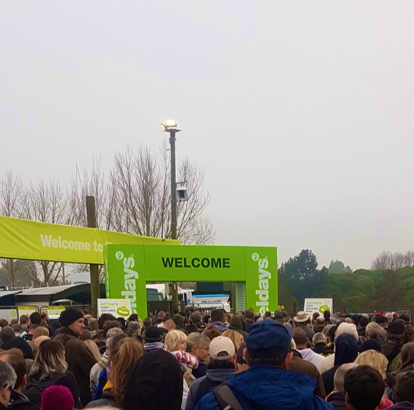 ReNuEnergyLtd's tweet photo. #Fieldays2019 Morning of day 3 and the visitors are here early. Half way through the events.  Looking forward to more introductions and discussion on #biogas #renewables #effluentmanagement #wastetoenergy https://t.co/TkTamuipEv