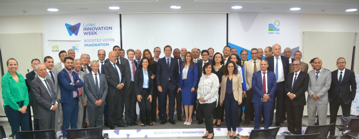 BertrandCamus's tweet photo. A #Casablanca aujourd'hui avec les directeurs de @SUEZ_MA. Un moment important pour moi, car c'est l’une des 1ères fois où je prends la parole en tant que directeur général, dans un pays qui représente un ancrage historique fort et stratégique pour @suez. https://t.co/IDk1fCFv1P