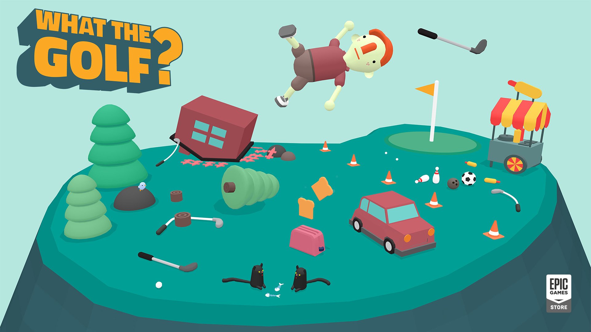 Epic Games Store 🎁 on Twitter: "You wouldn't golf a car... or would you??  🏌️‍♂️🚗 WHAT THE GOLF? is the golf game for people who hate golf - where  you putt with