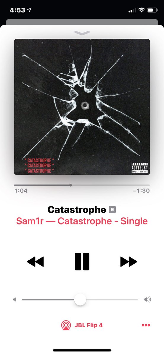 CATASTROPHE ON ALL PLATFORMS. OUT NOW!!! 

🍎🎧 Apple Music- music.apple.com/us/album/catas…

❇️📶 Spotify- open.spotify.com/track/0CwnD6Q5…

📳☁️ SoundCloud- soundcloud.com/user-577157176…