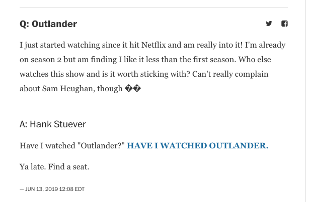 BaaderLander's tweet photo. ๐๐ฝ๐๐ฝ @hankstuever is a gem of a public servant #findaseat #outlander
https://t.co/c1h7vAWFZC https://t.co/7YWqemQudW